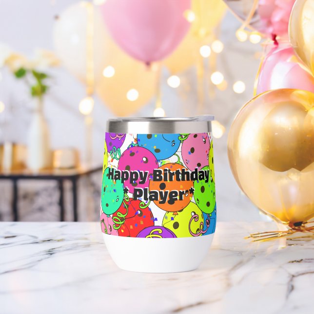 Pickleball Party Confetti et Pickleball Ballons (Enterrement de vie de garçon)
