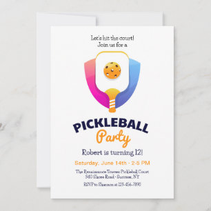 Pickleball-Party Einladung