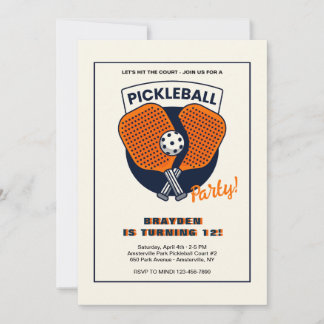 Pickleball-Party Einladung