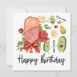 Pickleball Party Geburtstag Karte