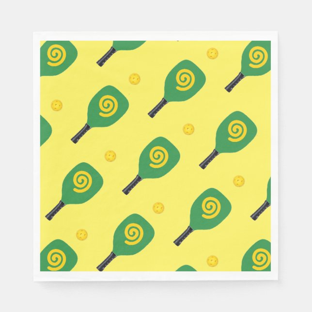 Pickleball-Party Serviette (Vorderseite)