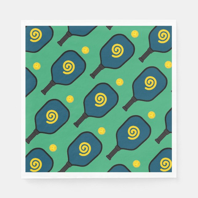Pickleball-Party Serviette (Vorderseite)