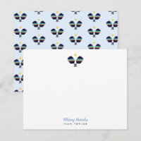 Pickleball Party Sports Dark Blue Strip Paddles