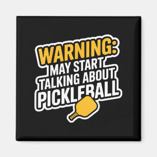 Pickleball pensionierter Dink-Opa lustiges Sportge Magnet