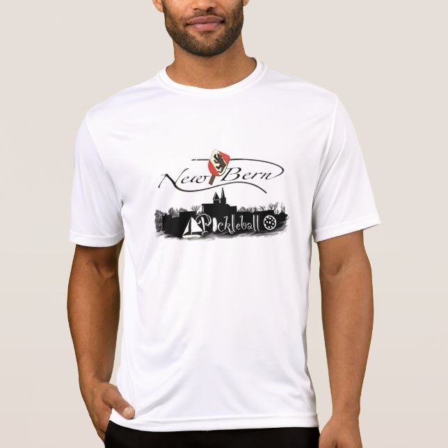 Pickleball Performance T-shirt New Bern NC (Devant)