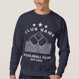 Pickleball Personalisiert Club Name Sweatshirt