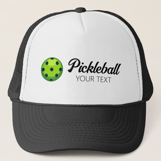 Pickleball Personalisiert Truckerkappe (Vorderseite)