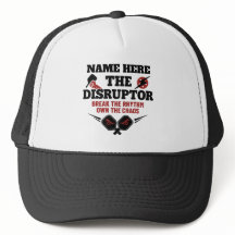 Pickleball Personalisierter Name The Disruptor Hut