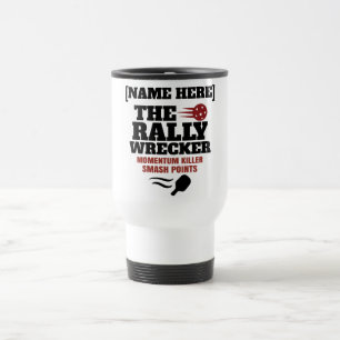 Pickleball Personalisierter Name The Rally Wrecker Reisebecher