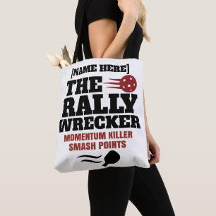 Pickleball Personalisierter Name The Rally Wrecker Tasche