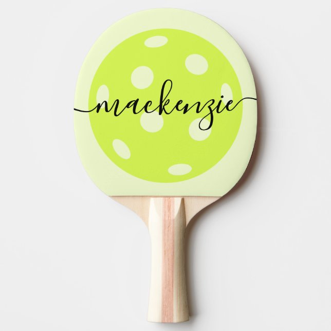 Pickleball-Personalisierter Skriptname Tischtennis Schläger (Vorderseite)