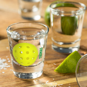 Pickleball-Personalisiertes Shotglas Schnapsglas