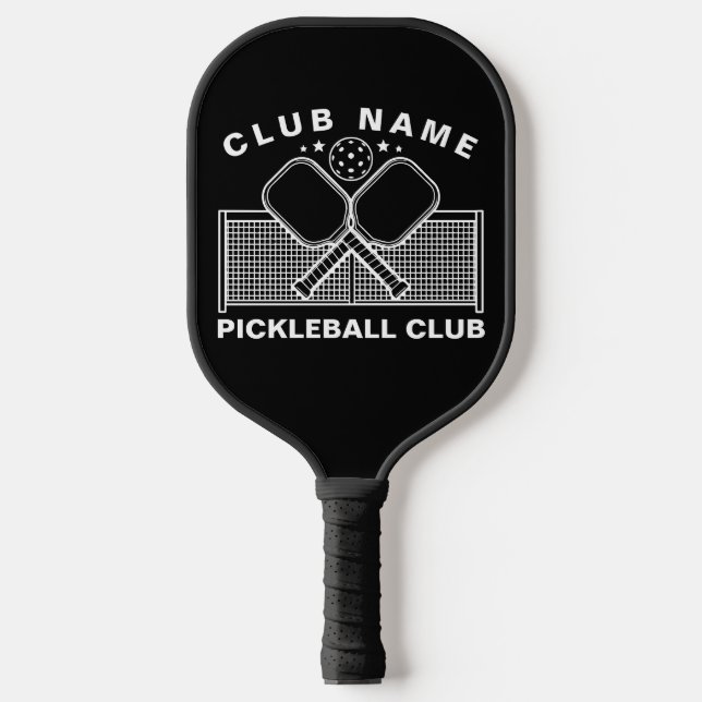 Pickleball Personalized Club Name  Pickleball Schläger (Vorderseite)