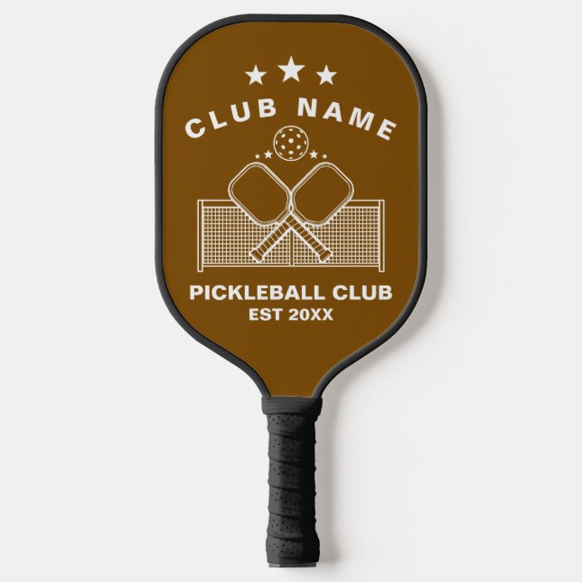 Pickleball Personalized Club Name  Pickleball Schläger (Vorderseite)