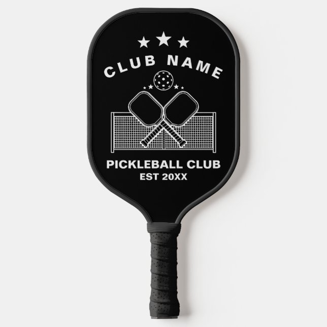 Pickleball Personalized Club Name  Pickleball Schläger (Vorderseite)