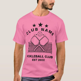 Pickleball Personalized Club Name  T-Shirt