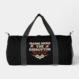 Pickleball Personalized Name The Rally Wrecker Gym Duffle Bag