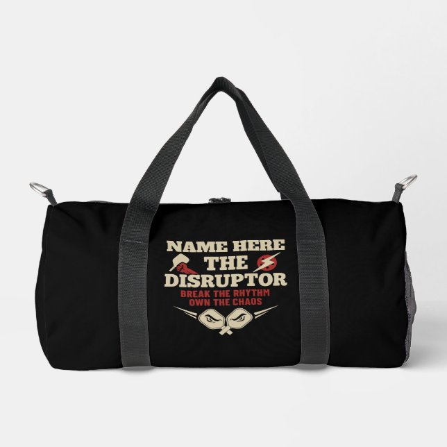 Pickleball Personalized Name The Rally Wrecker Gym Duffle Bag (Vorderseite)