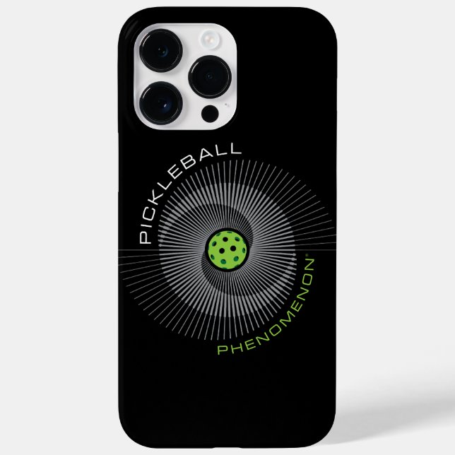 Pickleball-Phänomen-Galaxie Case-Mate iPhone 14 Pro Max Hülle (Rückseite)