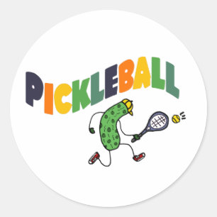 Pickleball Pickle Pickleball Pickleball Pickleball Runder Aufkleber