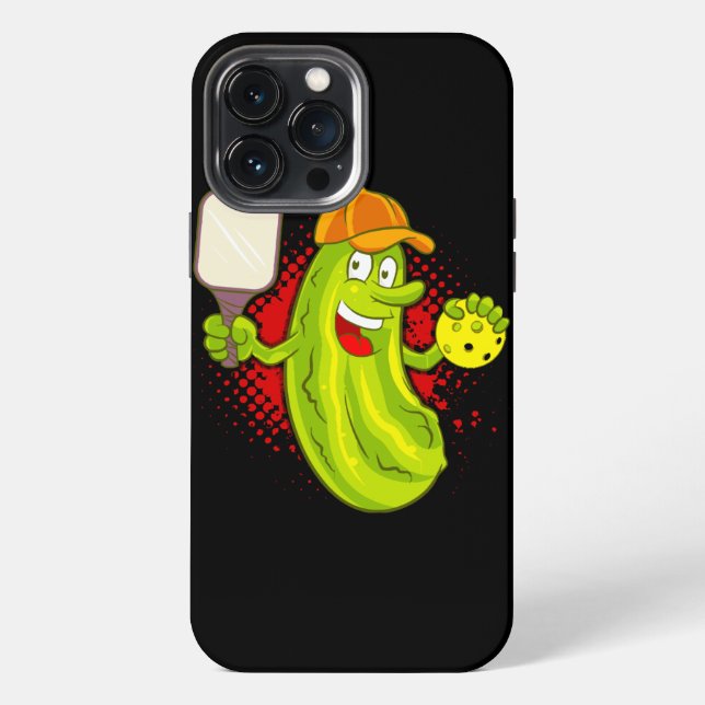 Pickleball Pickle Player iPhone 13 Pro Max Hülle (Rückseite)