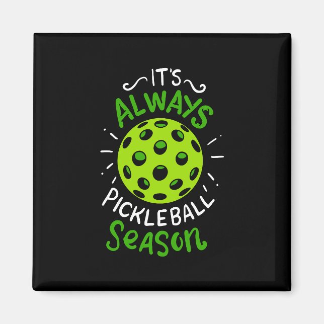 Pickleball - Pickleball-Saison Magnet (Vorne)