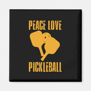 Pickleball Pickleball Spieler Geschenk Magnet