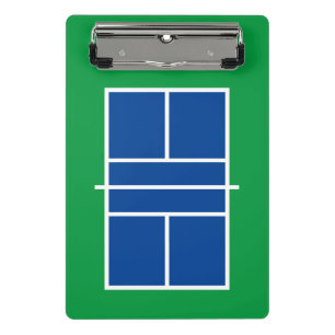 Pickleball-Platz Mini-Clipboard für Trainer & Spie Mini Klemmbrett
