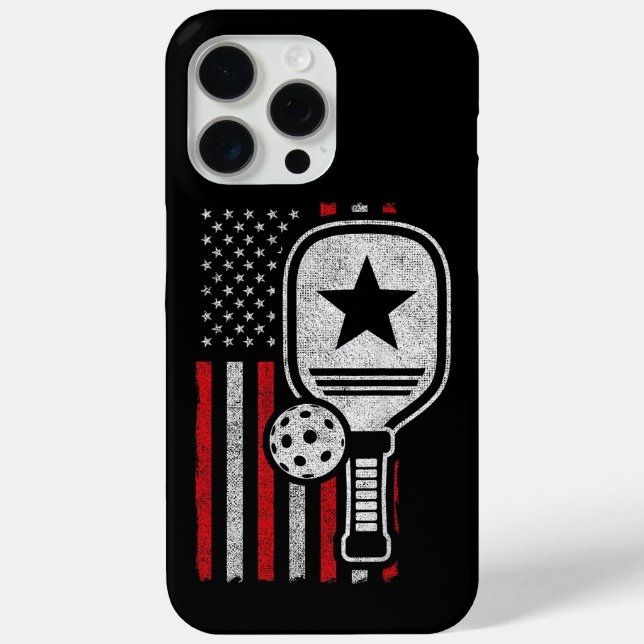 Pickleball Player - American Flag Pickleball - Bil Case-Mate iPhone Hülle (Rückseite)