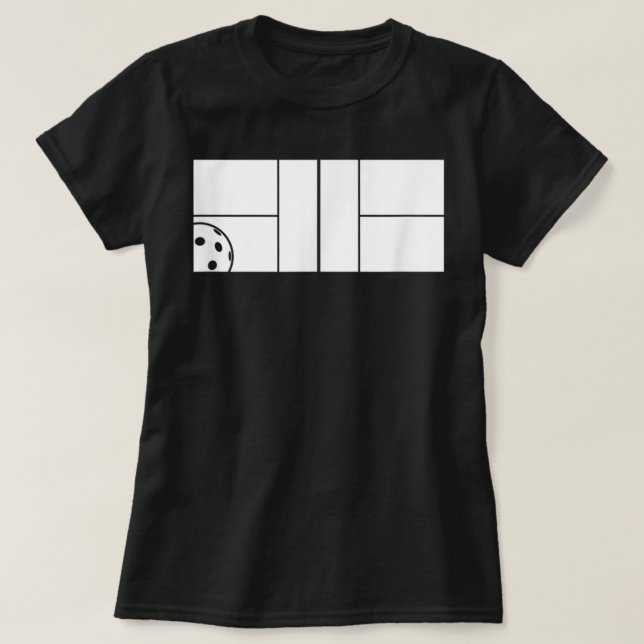 Pickleball Player Court For Men Women Funny Gift 1 T-Shirt (Design vorne)