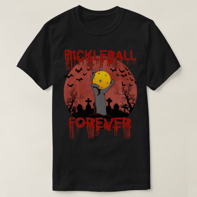 Pickleball Player Forever als Funny Pickleball Hal T-Shirt (Design vorne)