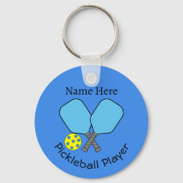 Pickleball Player Key Ring Schlüsselanhänger