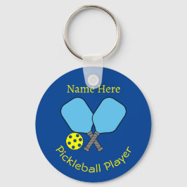 Pickleball Player Key Ring Schlüsselanhänger