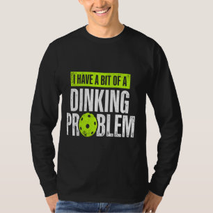 Pickleball Player Lover Problem Lover Funny Reti T-Shirt