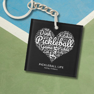 Pickleball Player Nom personnalisé Word Art