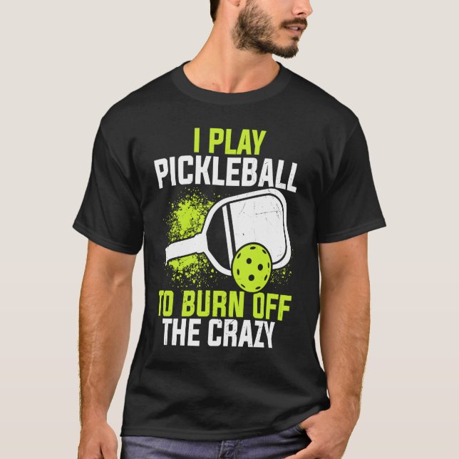 Pickleball Player Paddle Sport Spiel Match Pickleb T-Shirt (Vorderseite)