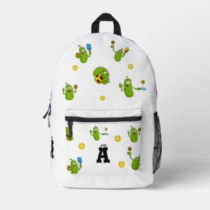 Pickleball Player Personalisiert Name Funny Bedruckter Rucksack