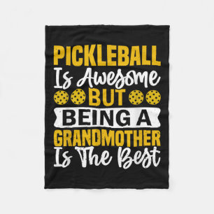 Pickleball Player Quote Funny Pickleball Lover Gra Fleecedecke