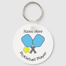 Pickleball Player Schlüsselanhänger