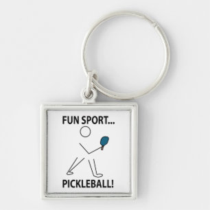 Pickleball Player Sports Fun Sport Pickleball Schlüsselanhänger