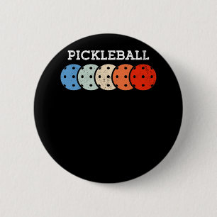 Pickleball Player Sports Lover Button