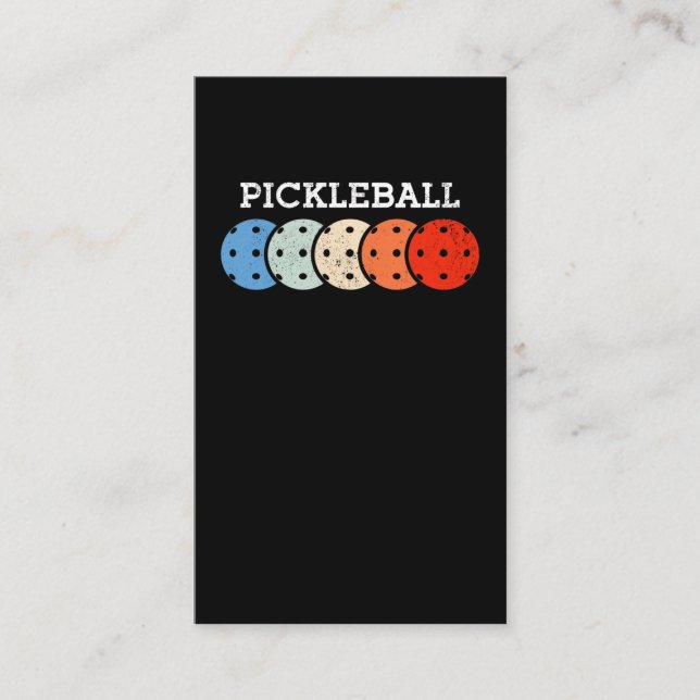 Pickleball Player Sports Lover Visitenkarte (Vorderseite)