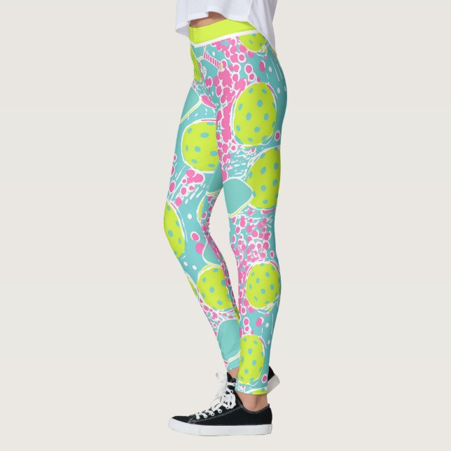 Pickleball Playful Bliss Leggings (Links)