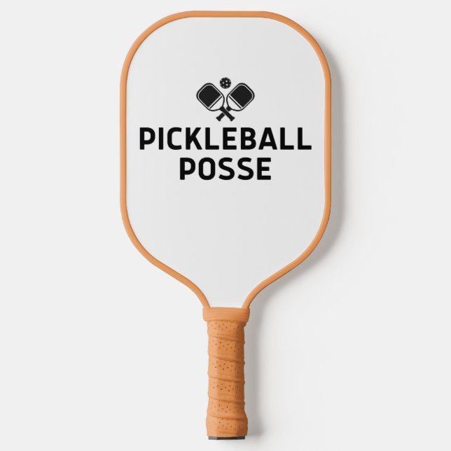 Pickleball Posse Funny Schläger (Vorderseite)