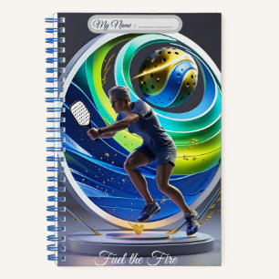 Pickleball Power Smash - Energie in Bewegung Notizbuch