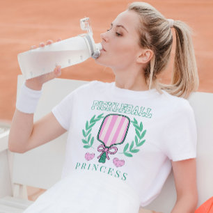 Pickleball Princess Niedlich Pink Paddle Tri-Blend Shirt