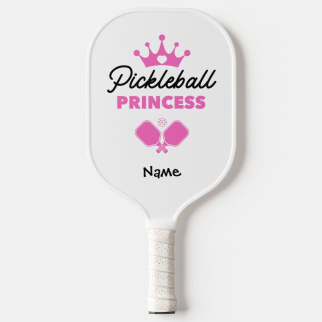 Pickleball Princess Pink Personalisiert Pickleball Schläger (Vorderseite)