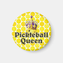 Pickleball Queen - Gelbe Pickleball-Krone