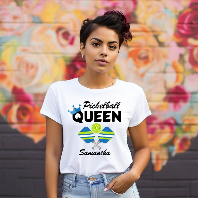 Pickleball Queen Paddles Ball T - Shirt (Von Creator hochgeladen)