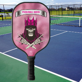 Pickleball Queen Pink Mit Monogramm Schläger